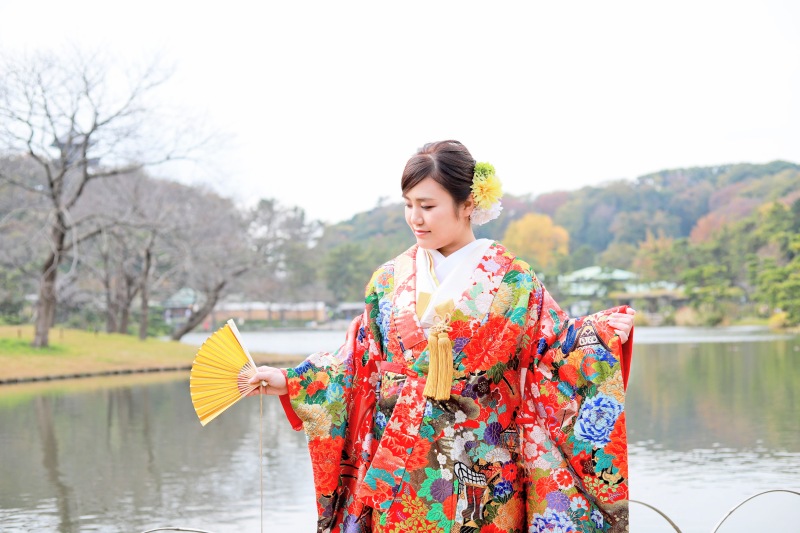 華やかで美しい花嫁