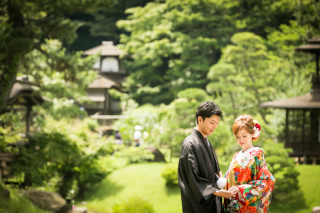 和装ロケ☆日本庭園