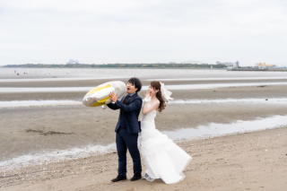 【葛西海浜公園】WDで海&times;新緑の前撮り