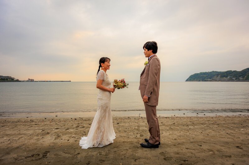 海を望み向き合うひととき