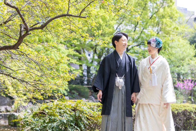 公園内をお散歩しながら