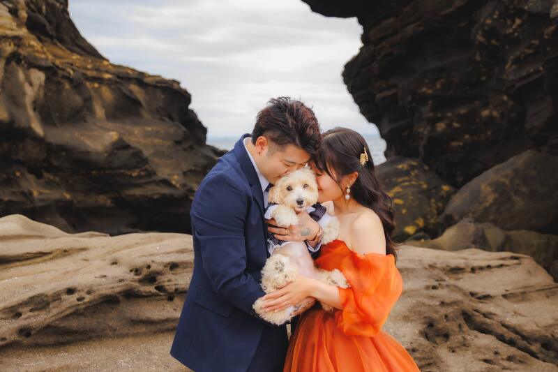 愛犬と家族の温かい絆