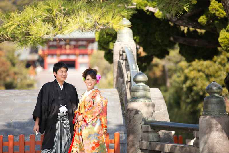 和装☆鶴岡八幡宮