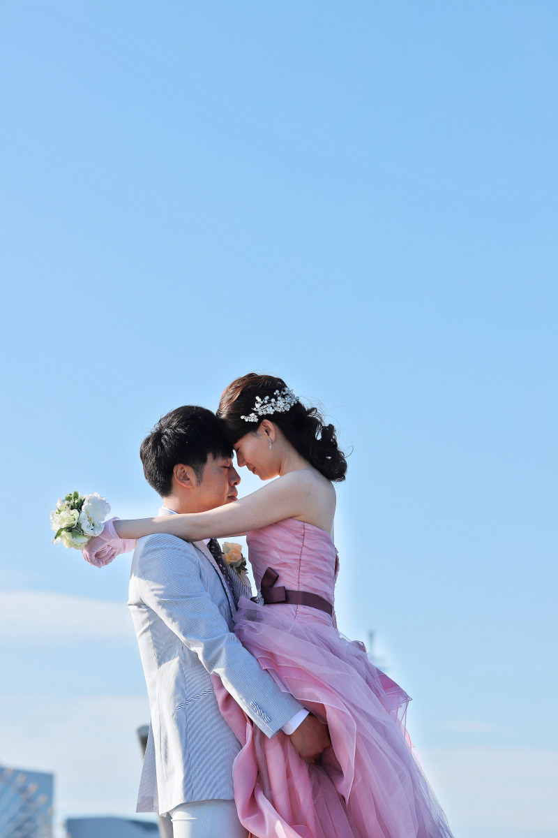 大桟橋にて