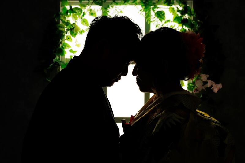 幻想的なシルエット