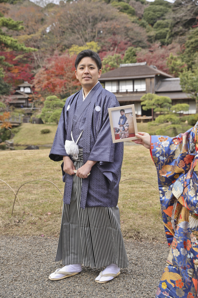 新郎さんも…