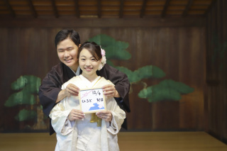 和装で前撮り☆