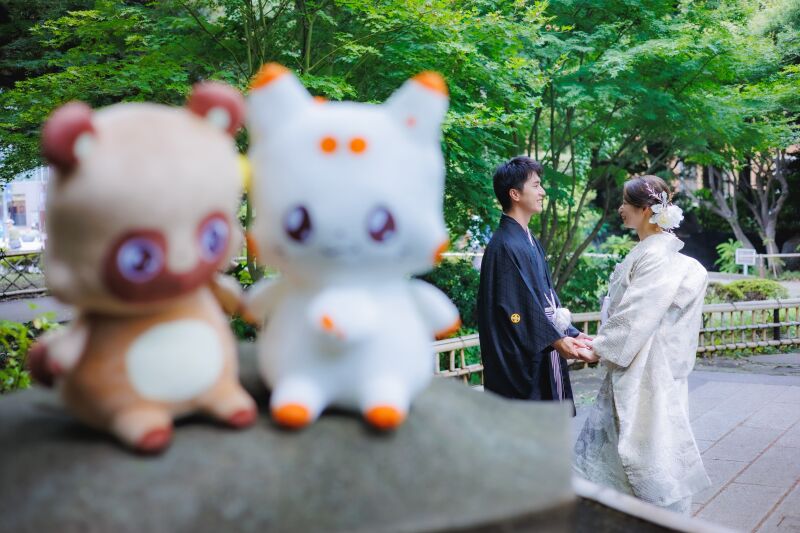 白無垢&色打掛で和風&オシャレな雰囲気で和装前撮りロケーション撮影