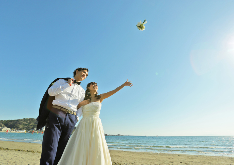 ラフなビーチカットも素敵です
