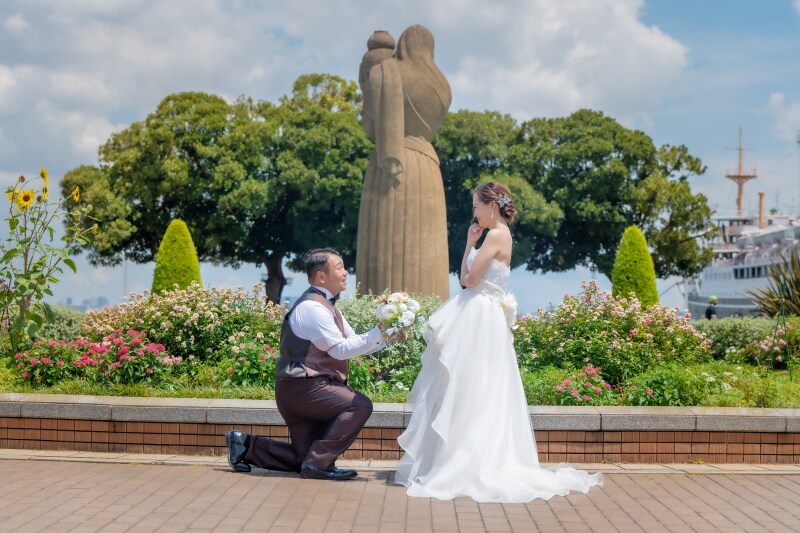 ご新郎様からご新婦様へのプロポーズシーン