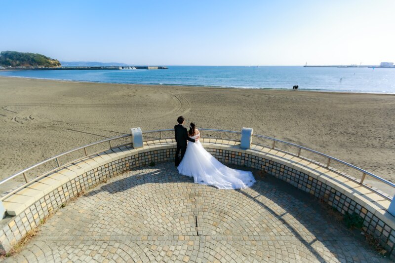 海を一望できる特等席