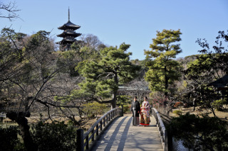 三溪園でゆったり和装ロケ☆