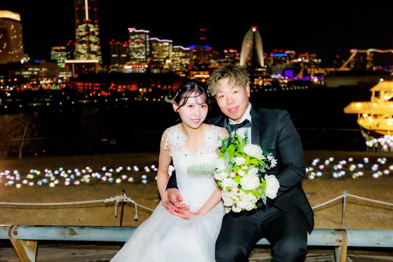 足元の光に包まれてリラックス