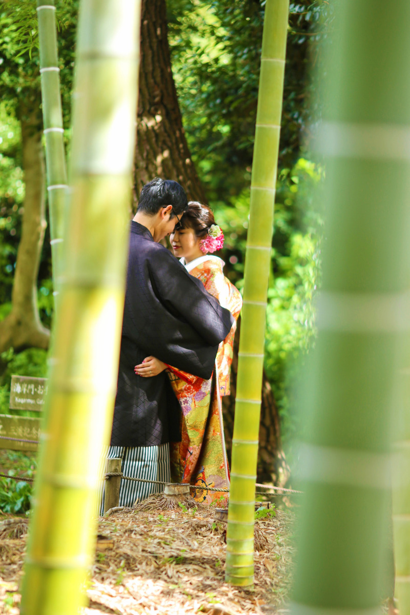 笹の葉の間から覗く想い