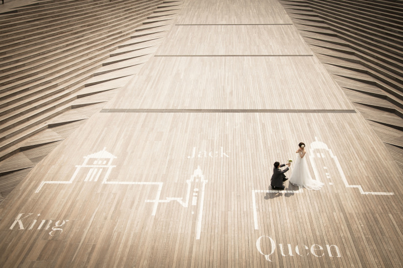 洋装ロケ☆みなとみらい☆大桟橋