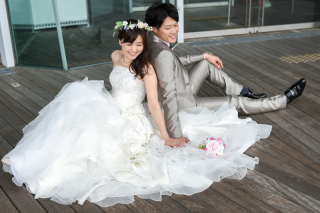 洋装ロケ☆大桟橋