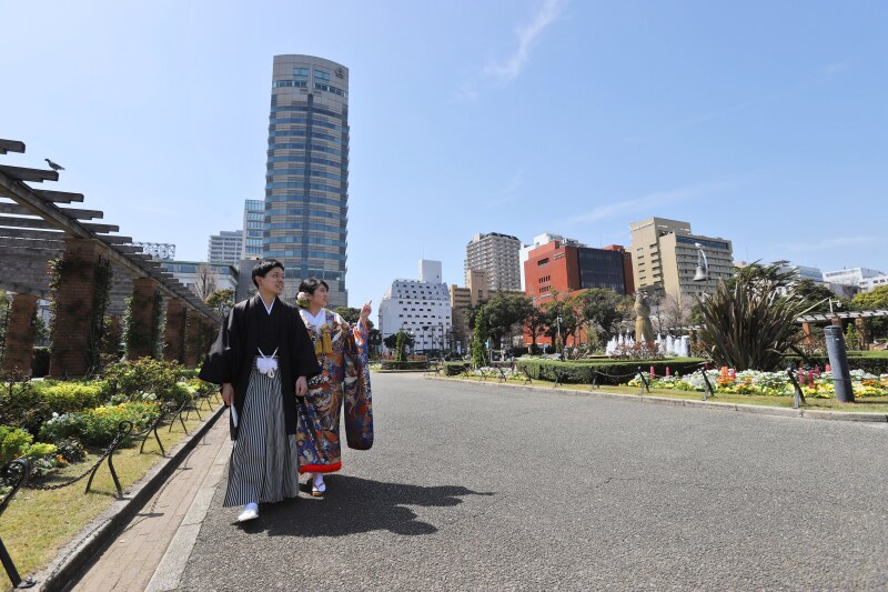 散歩風に