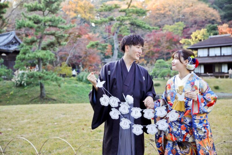 和装に合う持込アイテムを使って