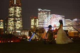 洋装・ナイトロケ☆大さん橋