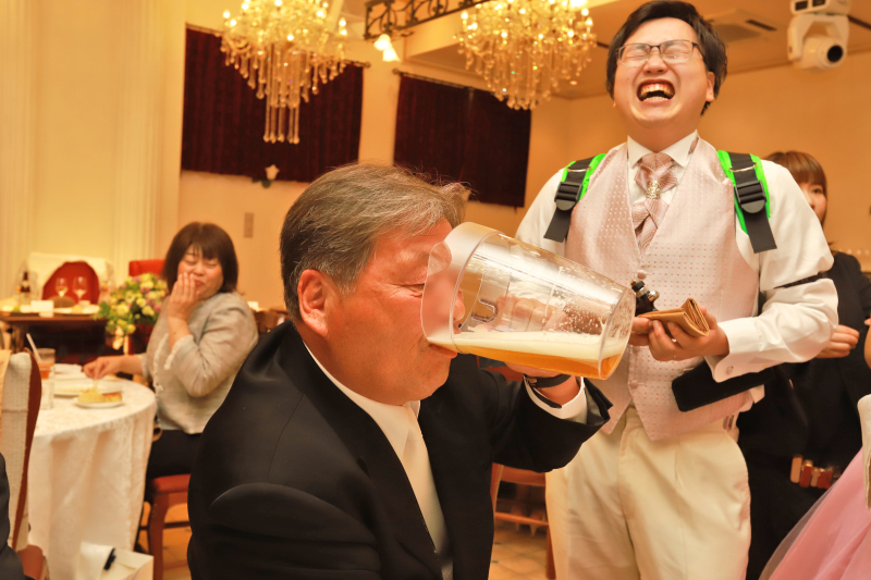 生ビールでおもてなし☆
