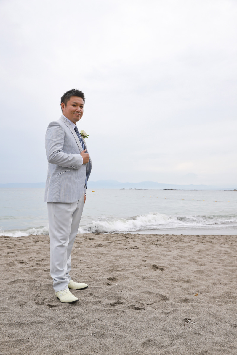 新郎さんも
