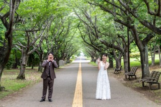 【結婚式前撮りの方にオススメ】演出ムービーやウェルカムボードがサービスでついてくる！！