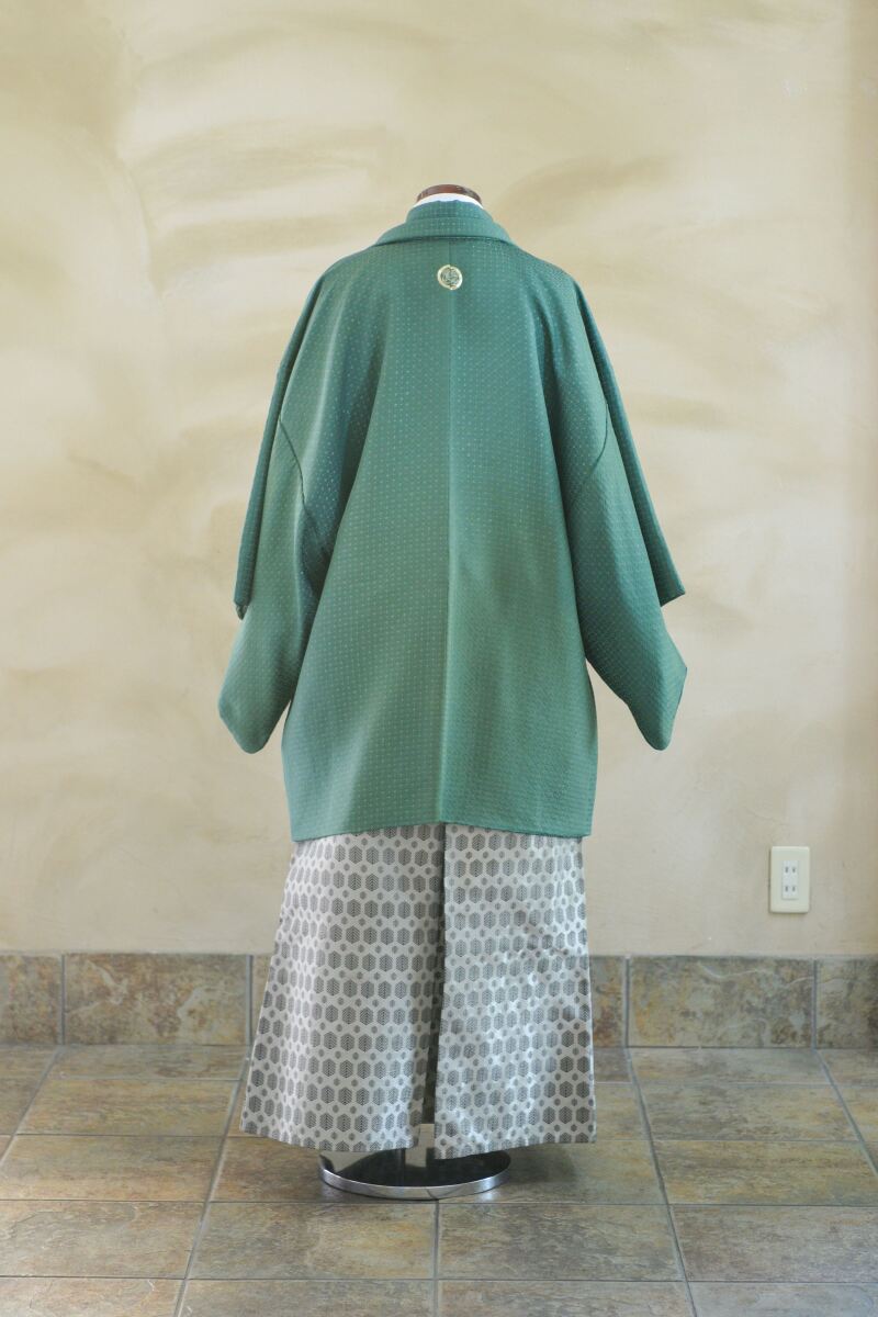 グリーン紋服