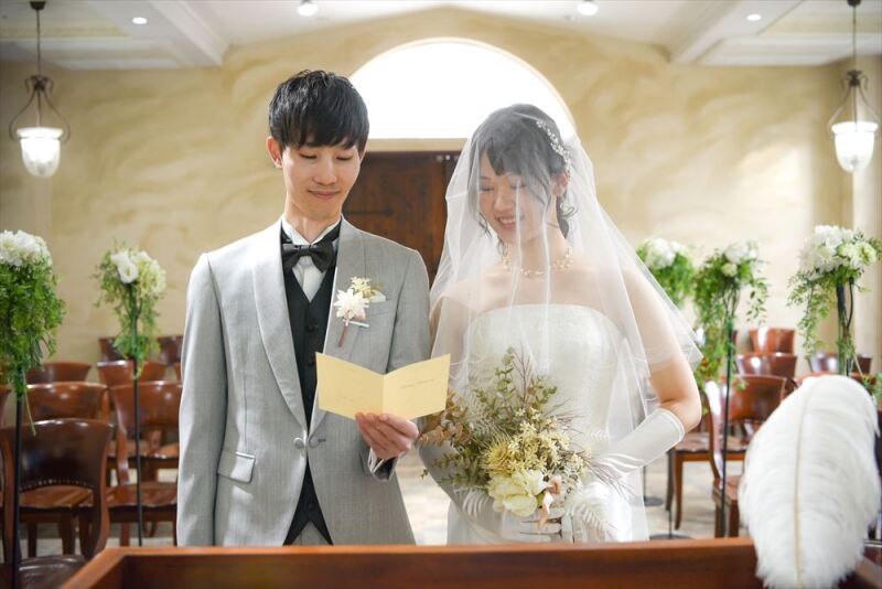 挙式風のお撮影もスタート♪