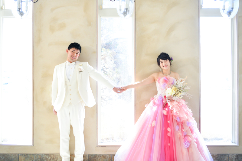 カラードレスにチェンジ&hellip;♡