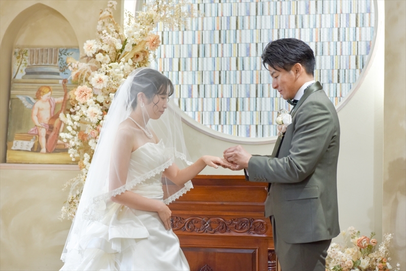 指輪交換&hellip;♡