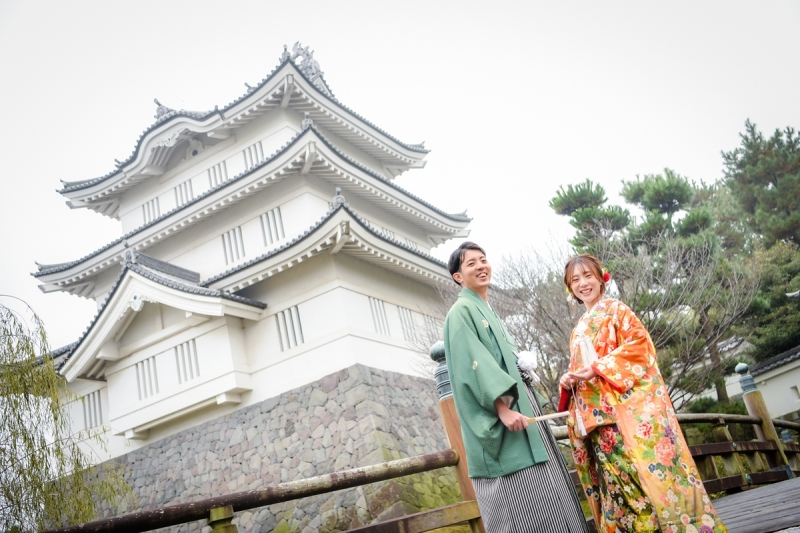 忍城で撮影&hellip;♡