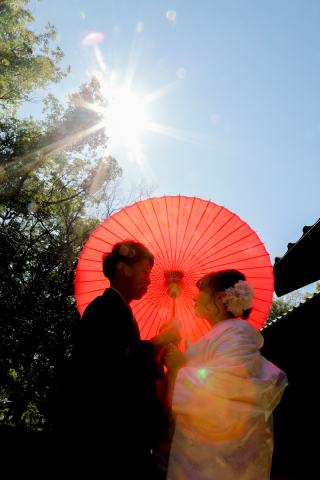 和庭園ロケーションフォトウェディング