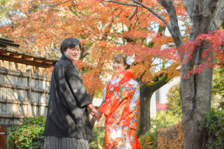 チャペルと和庭園で&hellip;♡