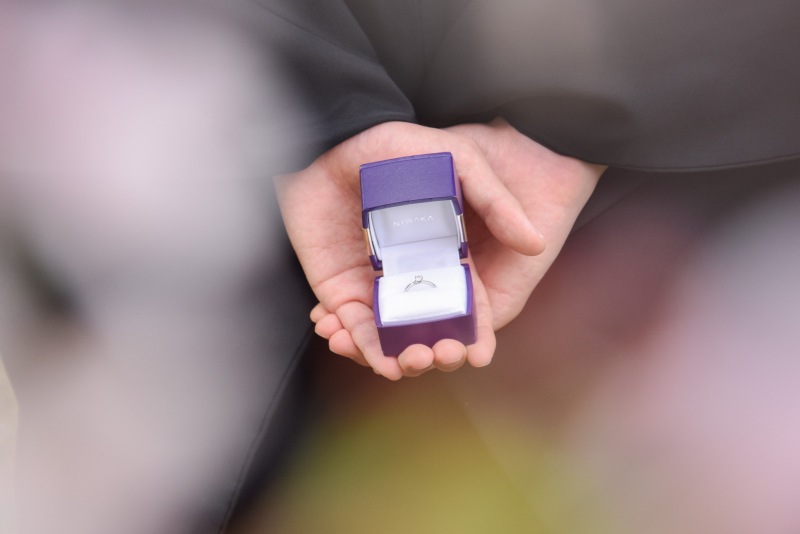 婚約指輪ショット・・♡