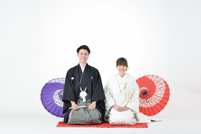 和装定番ポーズ1　正座ショット
