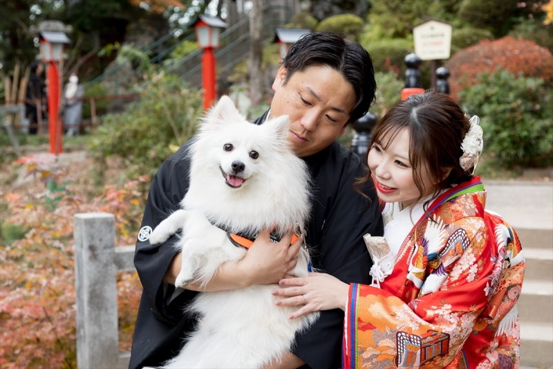 わんちゃんとも一緒に・・・♡