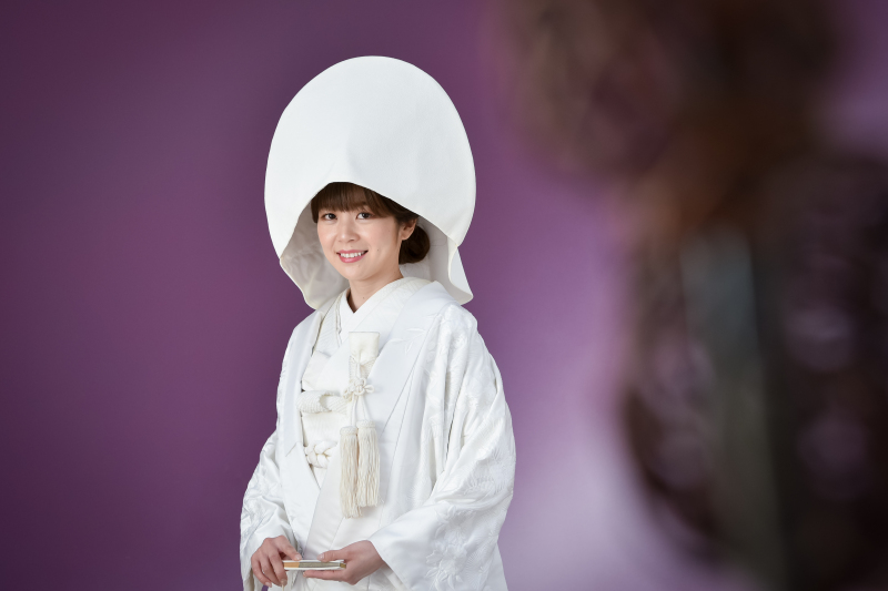 定番ポーズ4　綿帽子