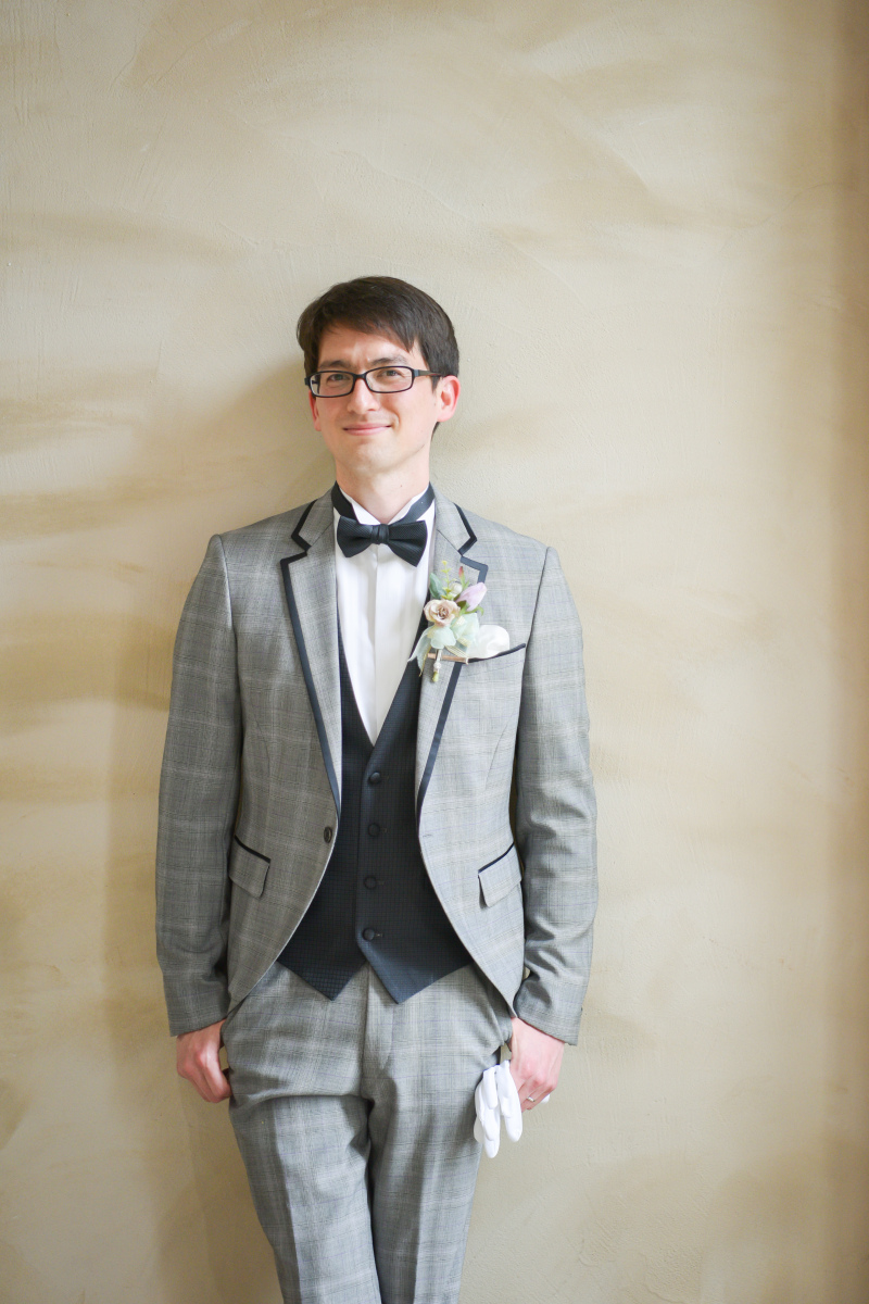 ご新郎様ソロショット&hellip;♡