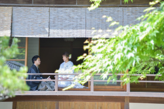 星渓園での撮影でした♡