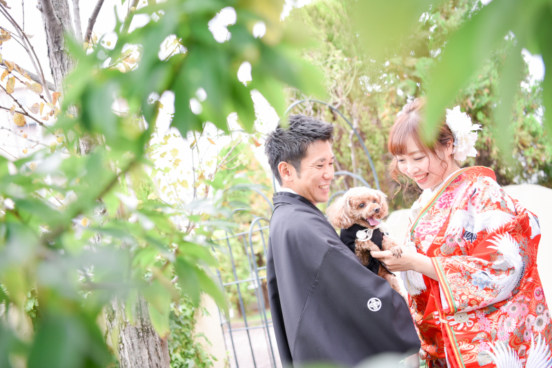 ペットと和装ＷＥＤＤＩＮＧ