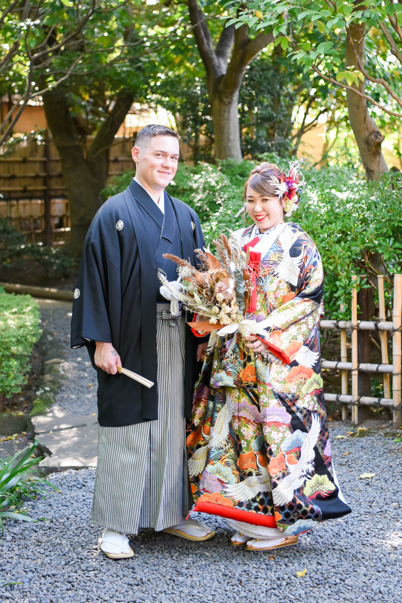 日本庭園でWeddingphoto♡
