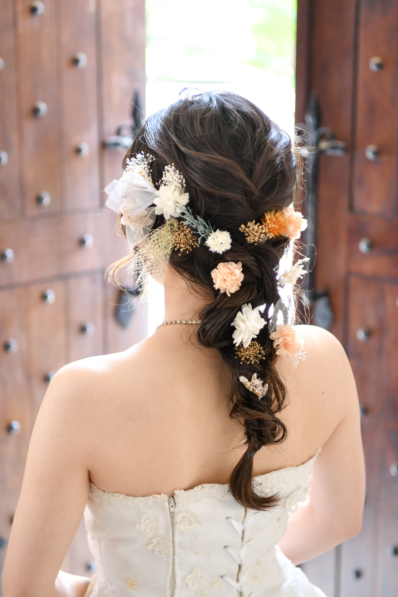 ゆるふわ編みおろしヘア&hellip;♡