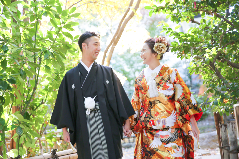 和庭園でロケーションフォト&hellip;♡