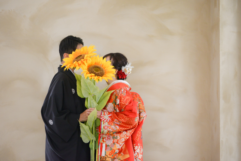 夏ならではのひまわりを使って！