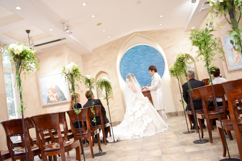 指輪交換&hellip;♡