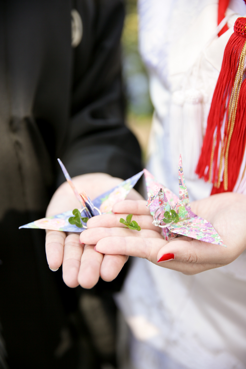 四つ葉のクローバー☘