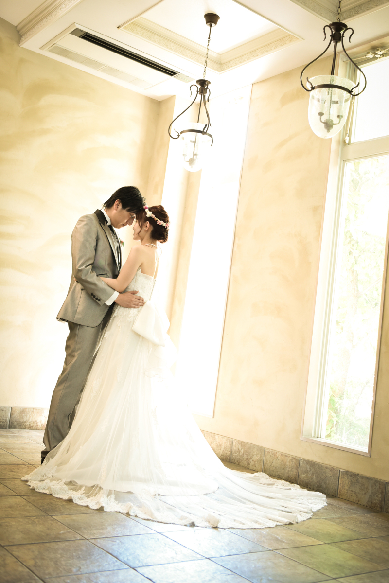 おでこをつけて・・・♡