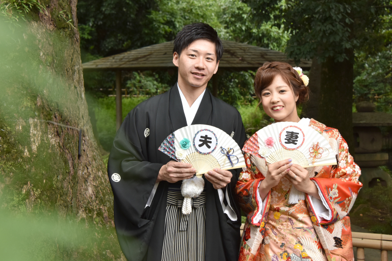 庭園では・・・