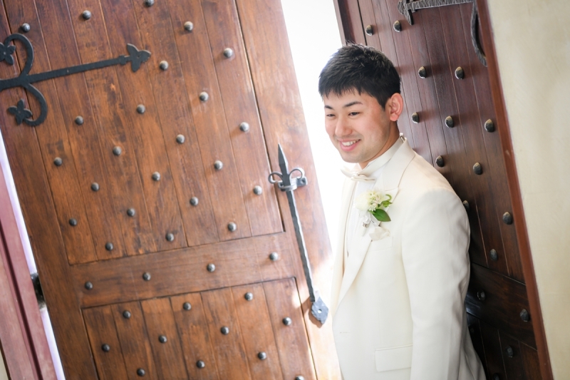 ご新郎様ソロショット&hellip;♡