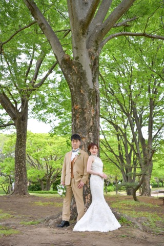 [新緑] 公園でロケーション撮影いたしました♡